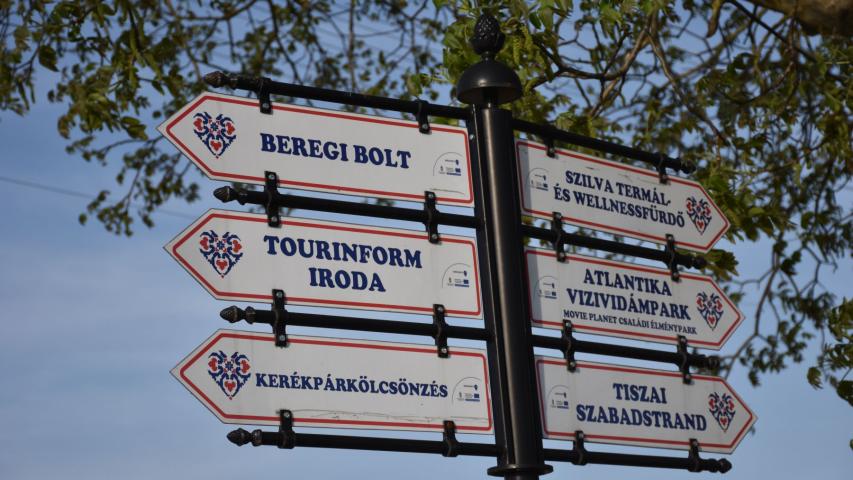 Vásárosnamény, turista táblák - Vásárosnamény SUMP